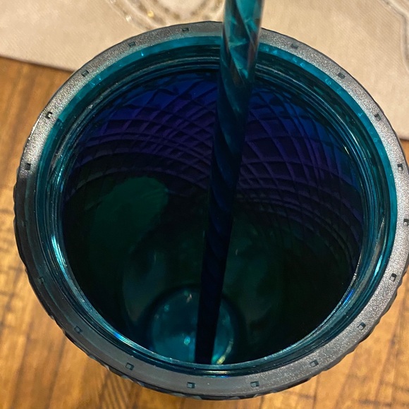 Starbucks Dark Teal Textured Tumbler with Straw - Picture 7 of 7